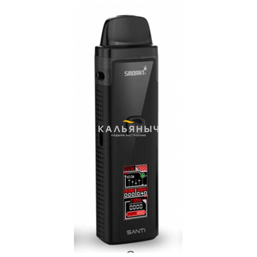 Pod-Система Smoant Santi Black (Чёрный) - Кальяныч.рф Интернет-магазин  электронных сигарет и кальянов